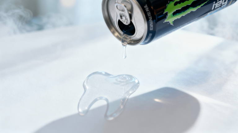 Lee más sobre el artículo Bebidas energéticas y dientes: ¿Cuando se convierte en un problema silencioso?